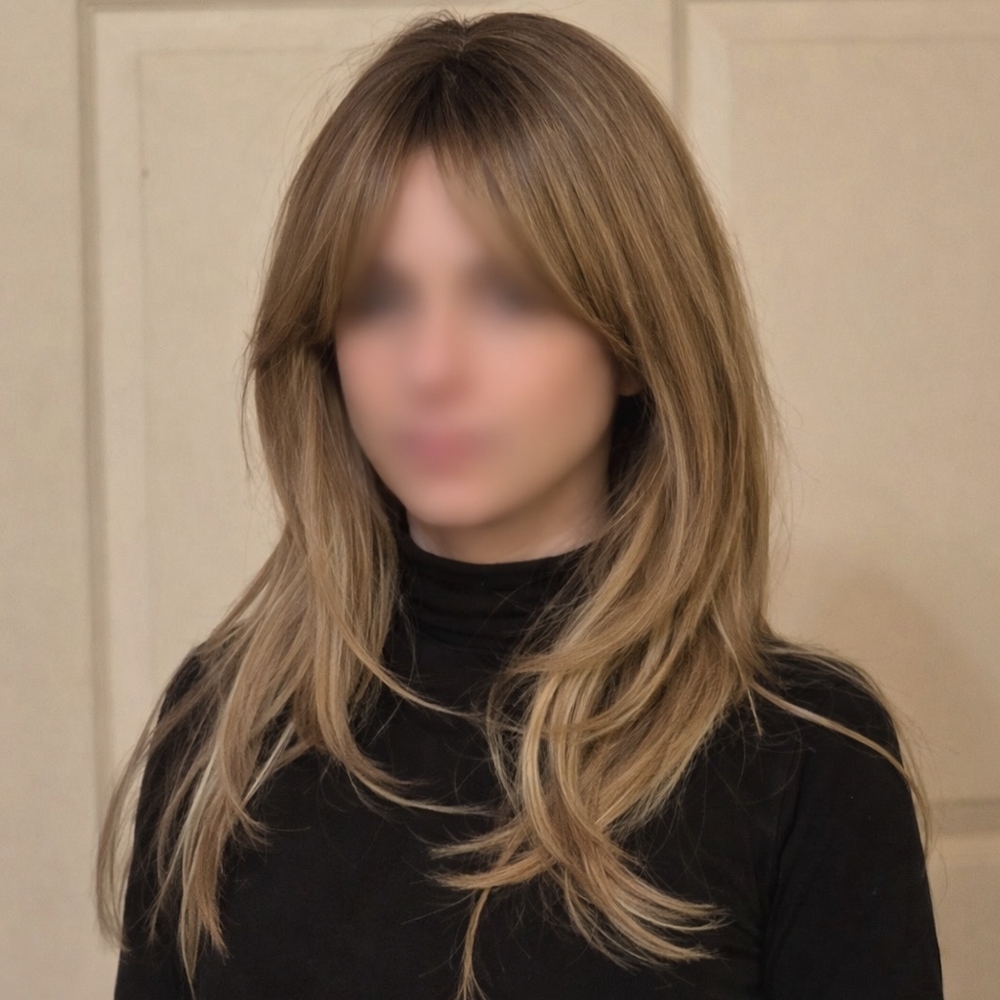 Dark Blond, Long Shag Women's Wig